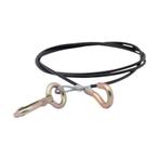 Aanhanger breekkabel + haak - 1,5 meter - trailer losbreekka, Auto diversen, Ophalen of Verzenden, Nieuw