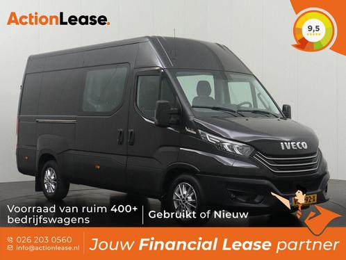 Iveco Daily Dubbel cabine L2 H2 2022 Diesel Automaat, Auto's, Bestelauto's, Te koop, Zwart, Automaat, Financial lease, BTW verrekenbaar