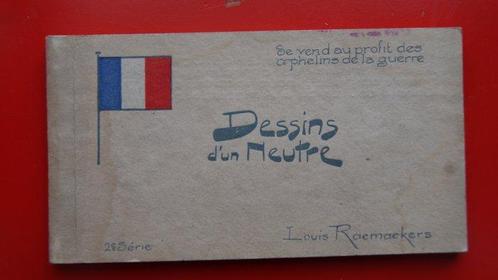 Illustrator Louis Raemaekers - 2 complete sets a 21 kaarten, Verzamelen, Ansichtkaarten | Buitenland
