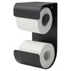 Toiletrolhouder dubbel Sealskin Brix Zwart, Ophalen of Verzenden, Nieuw