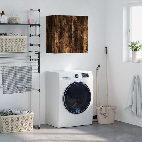 vidaXL Wandkast 60x31x60 cm bewerkt hout gerookt, Huis en Inrichting, Kasten | Overige, Nieuw, Verzenden