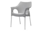 Scab Ola tuinstoel Licht grijs, Tuin en Terras, Tuinstoelen, Verzenden, Nieuw, Overige materialen