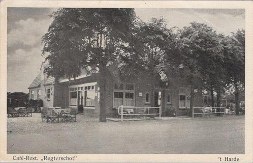 T HARDE - Café-Rest. Regterschot, Verzamelen, Ansichtkaarten | Nederland, Verzenden