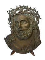 Reliëf, Volto del Cristo coronato di spine - 29 cm -, Antiek en Kunst
