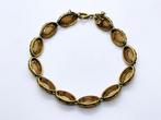 Armband Italiaanse fabriek jaren 70, geelgoud 18kt, email, Nieuw
