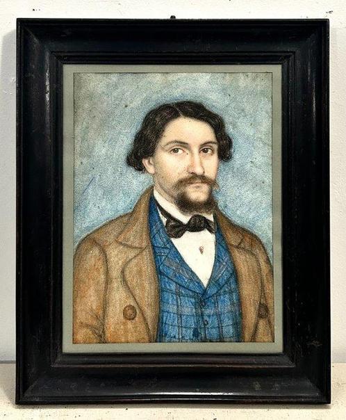 Italiaanse school (XX) - Ritratto di gentiluomo, Antiek en Kunst, Kunst | Schilderijen | Klassiek