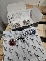 Pentagono douchekraan 2-knops chroom, Ophalen of Verzenden, Nieuw, Chroom, Douche