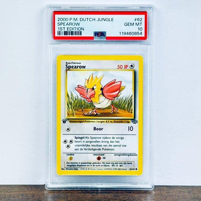 Pokémon Graded card - 1st Edition Jungle - Spearow 62 -, Hobby en Vrije tijd, Verzamelkaartspellen | Pokémon