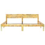 Bedframe massief gerecycled hout 200x200 cm (Interieur)