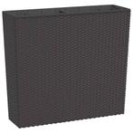 Plantenbak met uitneembare bak rattan-look 12/44 L PP bruin, Verzenden, Nieuw