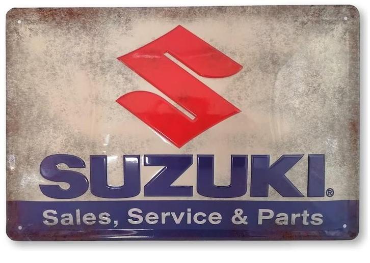 Suzuki reclamebord, Verzamelen, Merken en Reclamevoorwerpen, Nieuw, Ophalen of Verzenden