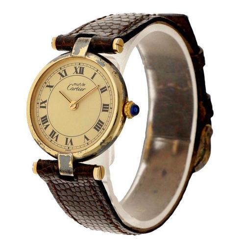 Cartier - Must de Cartier Vendome - Zonder Minimumprijs -, Sieraden, Tassen en Uiterlijk, Horloges | Heren