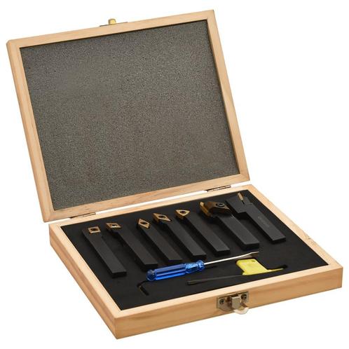 vidaXL 12-delige Draaigereedschapsset indexeerbaar 80 mm, Doe-het-zelf en Verbouw, Gereedschap | Handgereedschap, Nieuw, Verzenden