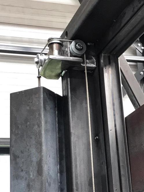 Stalen Wiel of Schijf met vierkante groef Gelagerd 75mm, Doe-het-zelf en Verbouw, IJzerwaren en Bevestigingsmiddelen, Verzenden