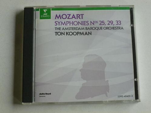 Mozart - Symphonies 25,29,33 / Ton Koopman, Cd's en Dvd's, Cd's | Klassiek, Verzenden