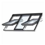 Velux 3-in-1 symmetrisch dakraam GGLS FFKF06 2070 (188x118), Verzenden, Nieuw, Dakraam, Dubbelglas