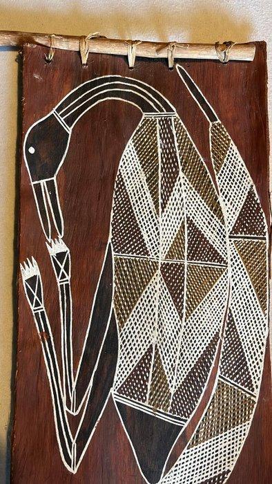 Gary Djorlom (1963 - 2017) - Brolga and Black Adder, Antiek en Kunst, Kunst | Niet-Westerse kunst