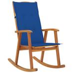vidaXL Schommelstoel met kussens massief acaciahout, Tuin en Terras, Tuinstoelen, Verzenden, Nieuw, Hout