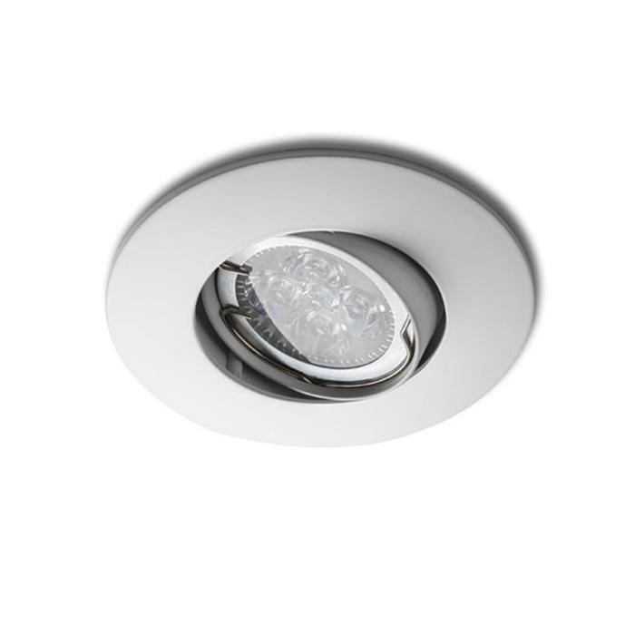 Inbouwspot Lucca | Kantelbaar | Rond |  Wit, Huis en Inrichting, Lampen | Spots, Plafondspot of Wandspot, Nieuw, Metaal of Aluminium