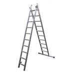 Maxall Reform Ladder 2-delig recht 3,50m met stabiliteits..., Doe-het-zelf en Verbouw, Ladders en Trappen, Ophalen of Verzenden