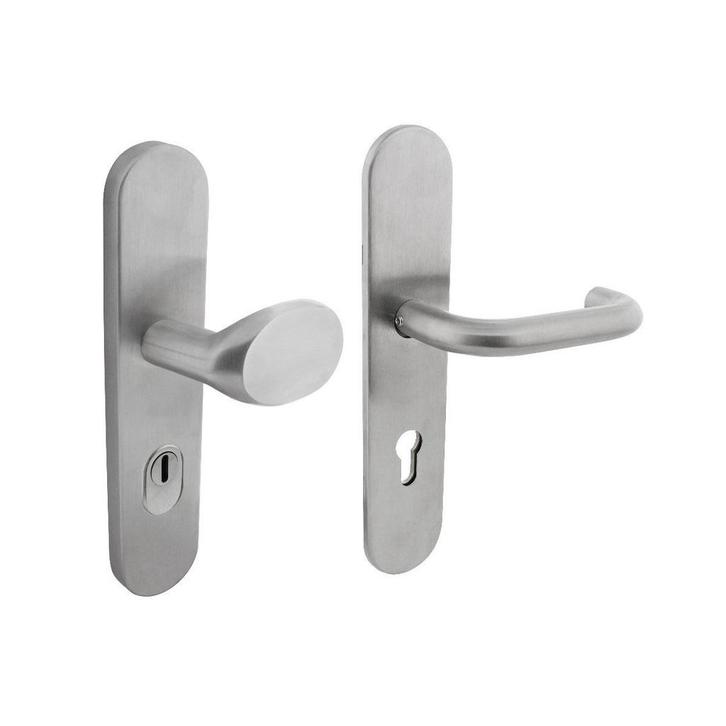 Veiligheidsbeslag SKG3 ovaal knop/klink kerntrekbeveiligi..., Doe-het-zelf en Verbouw, Hang- en Sluitwerk, Klink of Kruk, Nieuw