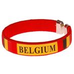 Armbandje - Belgium Vlag - Rood - Rode Duivels Voetbal - One, Sieraden, Tassen en Uiterlijk, Ophalen of Verzenden, Nieuw