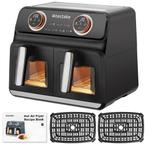 Airfryer Samurai, 2 kookruimtes, 7 programma's, 2400W - zwar, Witgoed en Apparatuur, Frituurpannen, Verzenden, Nieuw