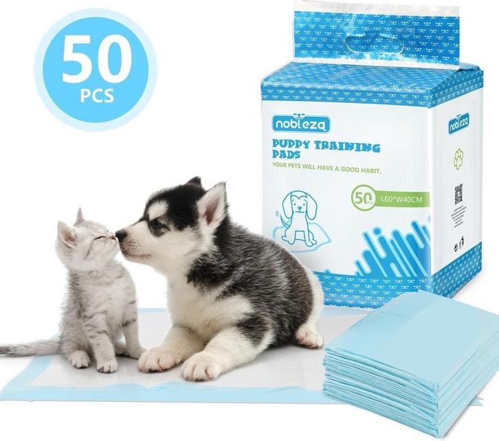 50 Puppy training Pads - 60x40cm - Zindelijkheidstraining, Dieren en Toebehoren, Overige Dieren-accessoires, Nieuw, Verzenden