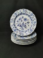 Meissen - Cipolla blu - 6 Piatti da cena - D.25cm - 1.Wahl -, Antiek en Kunst