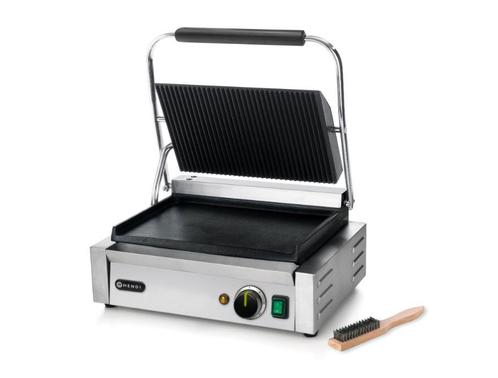 Contactgrill panini | geribbeld/glad, Zakelijke goederen, Horeca | Keukenapparatuur, Nieuw in verpakking, Verzenden