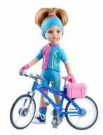 Paola Reina Pop Amigas Profesiones Dasha Met Fiets (32Cm), Ophalen of Verzenden, Nieuw
