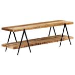 Tv-meubel Mangohout 160cm - Retourdeal - 35% Korting!, 150 tot 200 cm, Nieuw, Ophalen of Verzenden, Rustiek industrieel