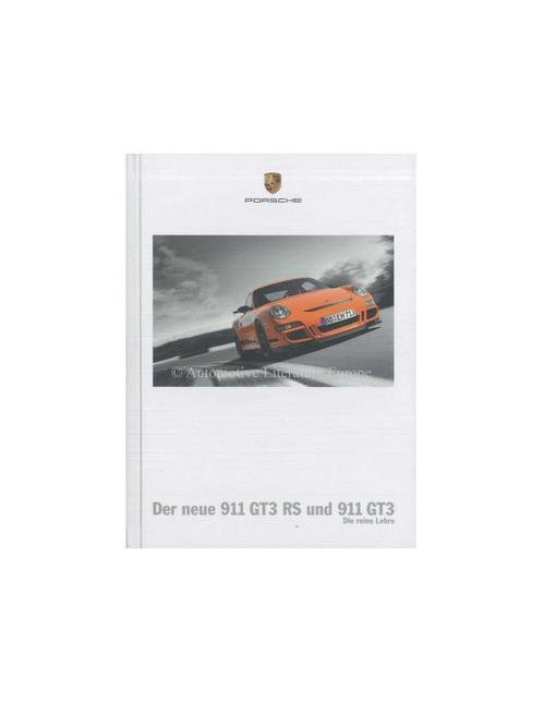 2007 PORSCHE 911 GT3 + RS HARDCOVER BROCHURE DUITS, Boeken, Auto's | Folders en Tijdschriften, Porsche