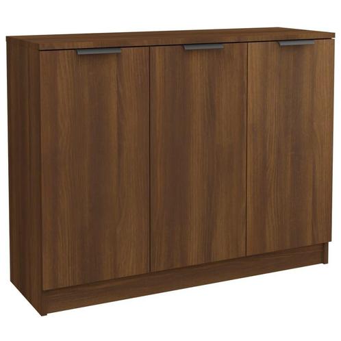 Dressoir 90cm Bruin Eiken - Tweedekansje - OP=OP!, Huis en Inrichting, Kasten | Dressoirs, 50 tot 100 cm, 25 tot 50 cm, Met deur(en)