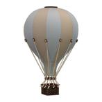 Decoratieve luchtballon maat M beige/lichtblauw – Handgem., Kinderen en Baby's, Kinderkamer | Inrichting en Decoratie, Ophalen of Verzenden