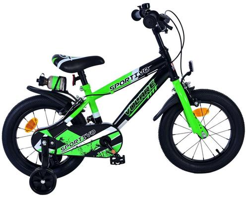 Volare Sportivo Kinderfiets - Jongens - 14 inch - Groen, Fietsen en Brommers, Fietsen | Kinderfietsjes, Nieuw, Verzenden