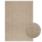 vidaXL Vloerkleed ZIZUR beige binnen en buiten 120x170 cm, Verzenden, Nieuw, Beige