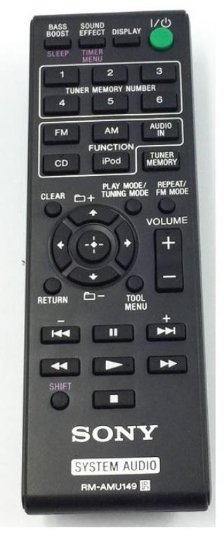 Afstandsbediening Sony rm-amu149, Audio, Tv en Foto, Afstandsbedieningen, Origineel, Nieuw, Ophalen of Verzenden