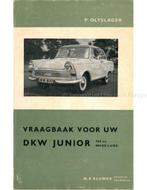 1957 - 1962 DKW JUNIOR 750 | 800 DE LUXE VRAAGBAAK, Auto diversen, Handleidingen en Instructieboekjes
