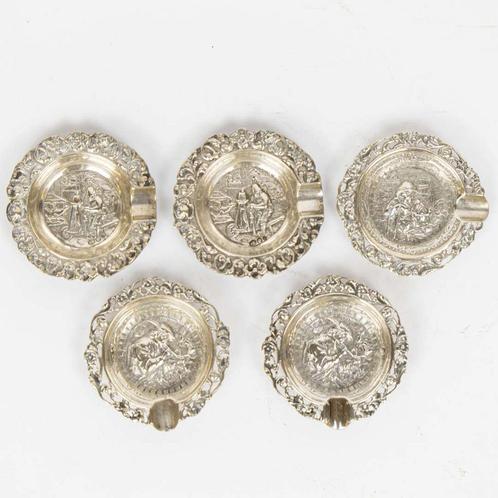 (5) Zilveren Asbakken, Antiek en Kunst, Antiek | Goud en Zilver, Ophalen