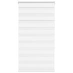 vidaXL Zebra rolgordijn 75x150 cm stofbreedte 70,9 cm, Verzenden, Nieuw, Wit