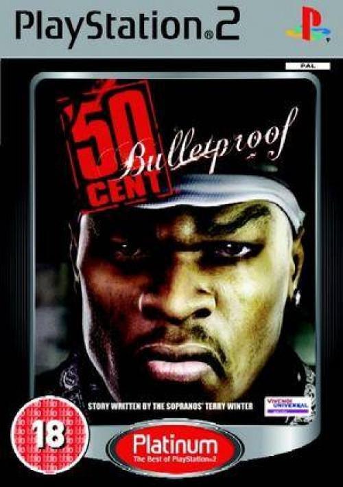 50 Cent Bulletproof (platinum) (PlayStation 2), Spelcomputers en Games, Games | Sony PlayStation 2, Gebruikt, Vanaf 12 jaar, Verzenden