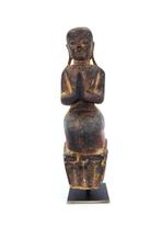 No reserve price! Adorant - Ava Kingdom - 17th c. - Beeld -