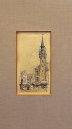 Anton Pieck 1899-1987. - Stadsgezicht de Lier verso