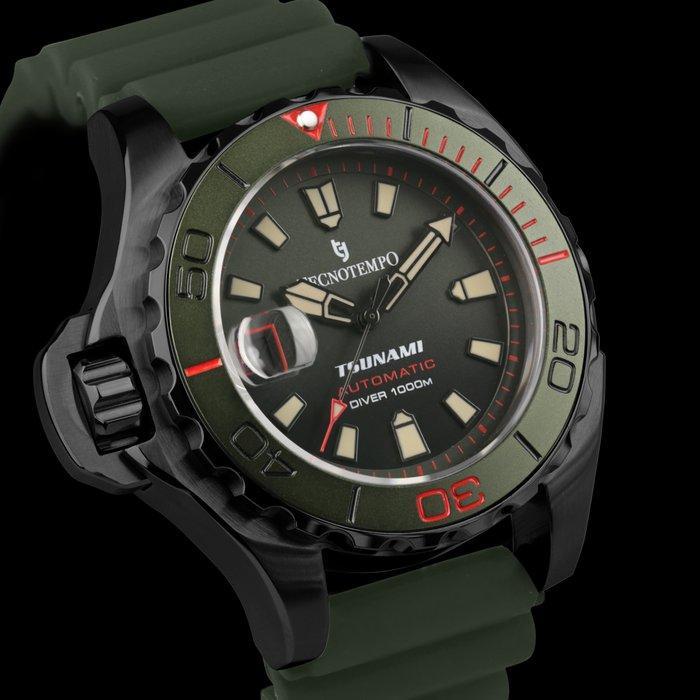 Tecnotempo - Automatic - Professional Diver 1000M Tsunami, Sieraden, Tassen en Uiterlijk, Horloges | Heren