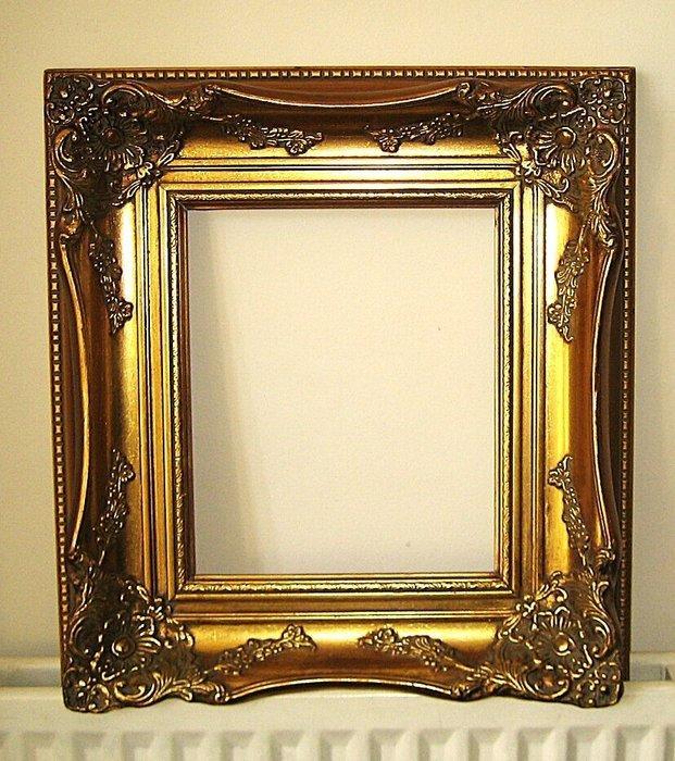 Lijst - Hout - oude schilderijlijst, Antiek en Kunst, Curiosa en Brocante