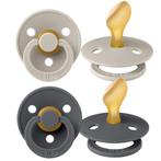 Bibs Sand/Iron 6-18 mnd 2 Stuks Anatomische Fopspeen 2211419, Verzenden, Nieuw
