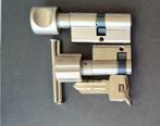 Flatset skg** 2 knopcilinder 60 mm30/30-1 40 mm 30-10 3 key, Verzenden, Nieuw, Koper of Messing, Slot