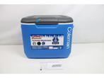 Coleman 60QT Performance Koelbox - Wielen - 56 Liter - Blauw, Caravans en Kamperen, Koelboxen, Verzenden, Zo goed als nieuw