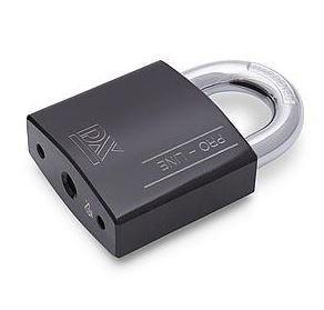 Hangslot DX PRO-line HSPRO 70 O BE Zwart SKG2, Doe-het-zelf en Verbouw, Hang- en Sluitwerk, Nieuw, Ophalen of Verzenden